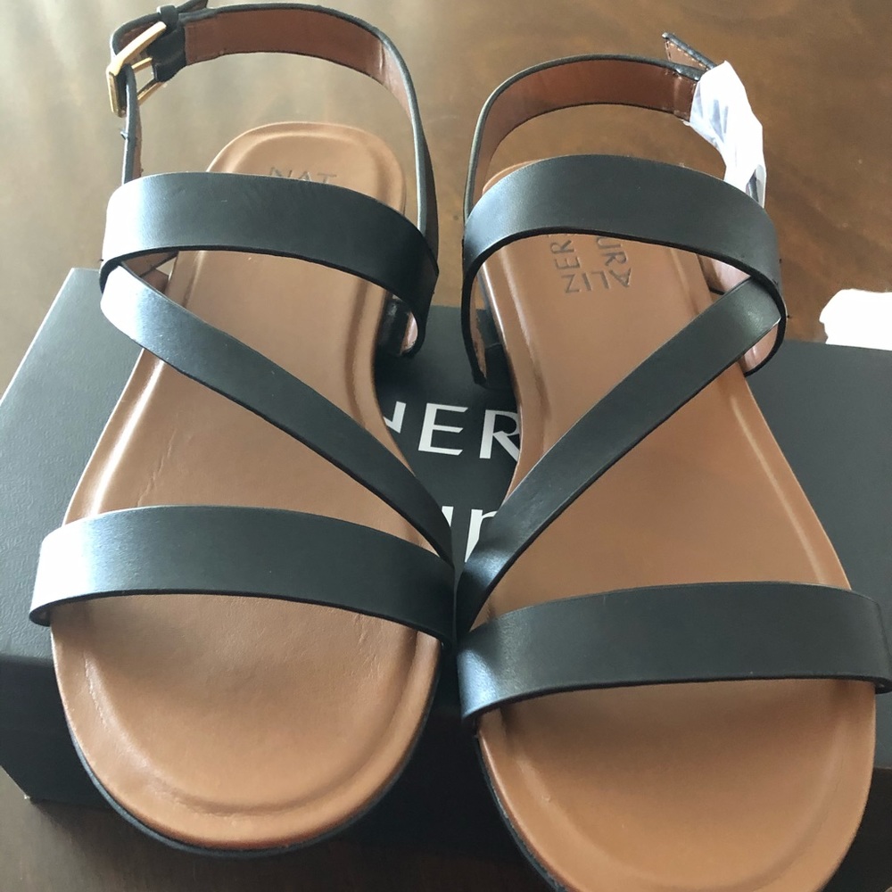 Naturalizer, Tru Sandal, Black, 8W